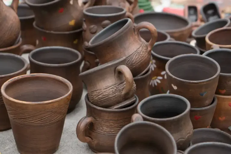 Glazed Collection of Pots