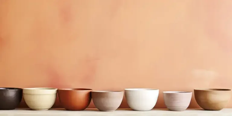 Collection of different bowls